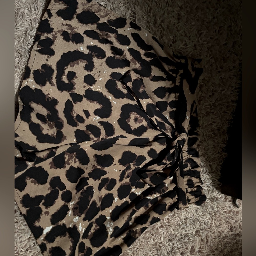 Leopard Print Skirt